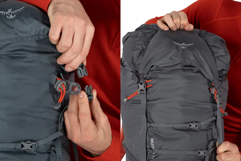 Osprey Mutant 52 Climbing Pack - Tungsten Grey-10